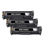 HP Ecopack (Replaces HP 305X CE410X toner) 3xBL - (BL 3x4000 Pages)