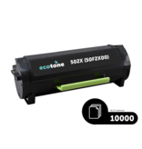 Lexmark Ecopack (Replaces Lexmark 502X 50F2X00 toner) 2xBL - (BL 2x10000 Pages)