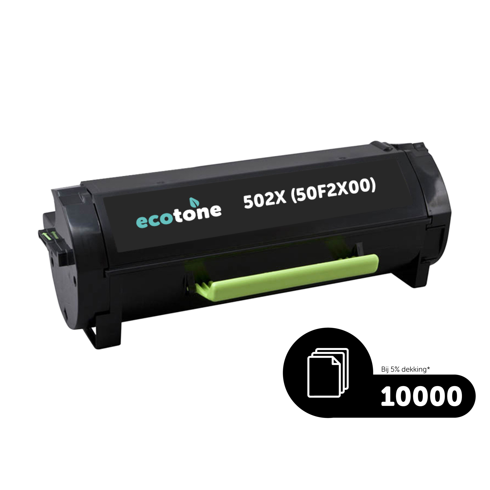 Lexmark Ecopack (Replaces Lexmark 502X 50F2X00 toner) 2xBL - (BL 2x10000 Pages)