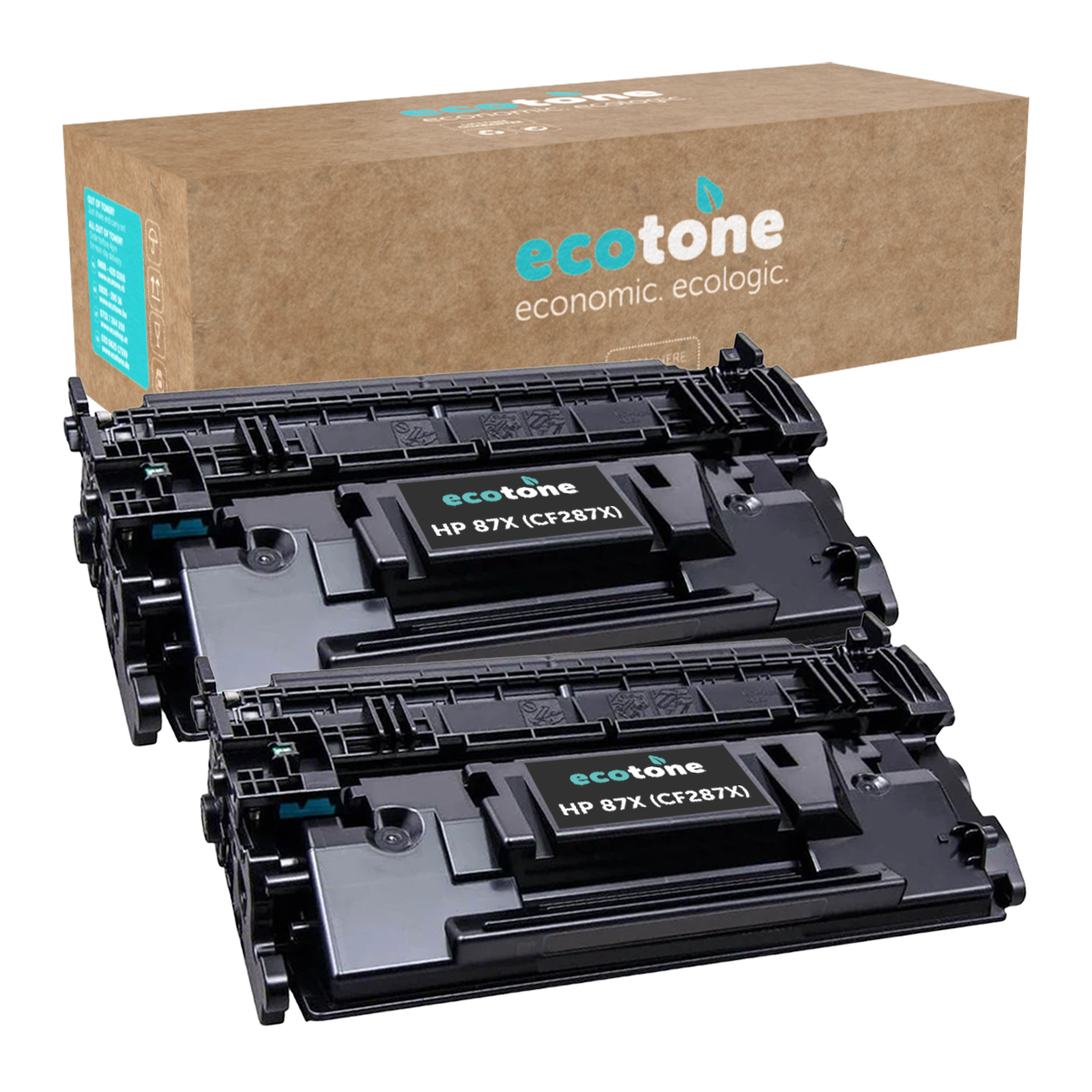 HP Ecopack (Replaces HP 87X CF287X toner) 2xBL - (BL 2x18000 Pages)