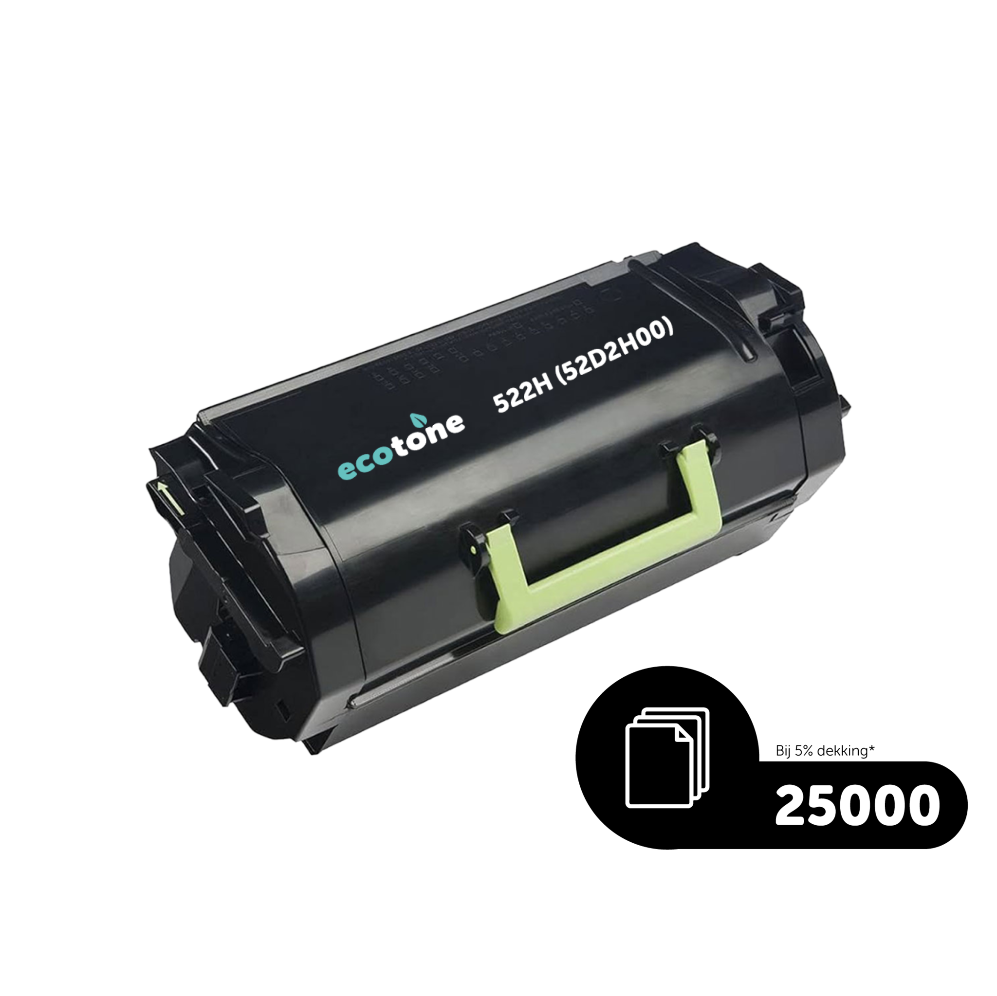 Lexmark Ecopack (Replaces Lexmark 522H 52D2H00 toner) 2xBL - (BL 2x25000 Pages)