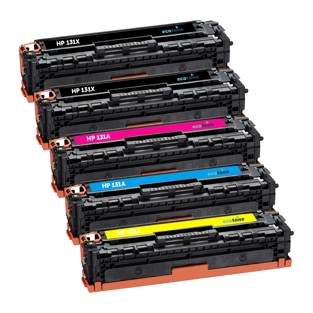 HP Ecopack (Replaces HP 131X/131A toner) 2xBL + 1xCMY  - (BL 2x2400 Pages) (CMY 3x1800 Pages)