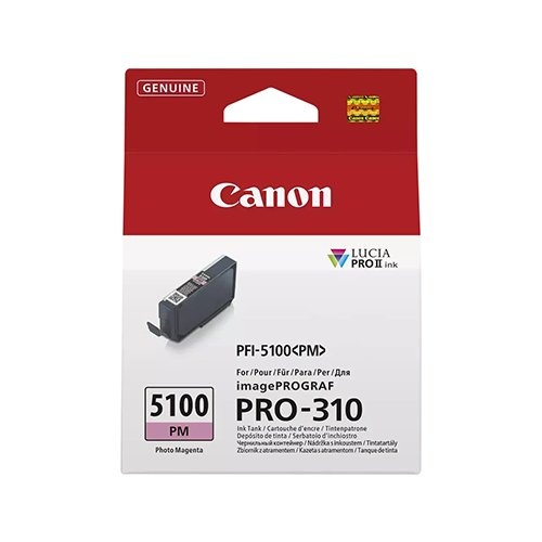 Canon Canon PFI-5100PM (6957C001) ink ph. magenta 14ml (original)