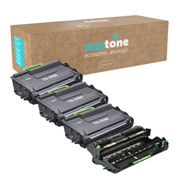 Brother Ecopack (Replaces Brother TN-3480 toner/drum) 3xBl+1xDr