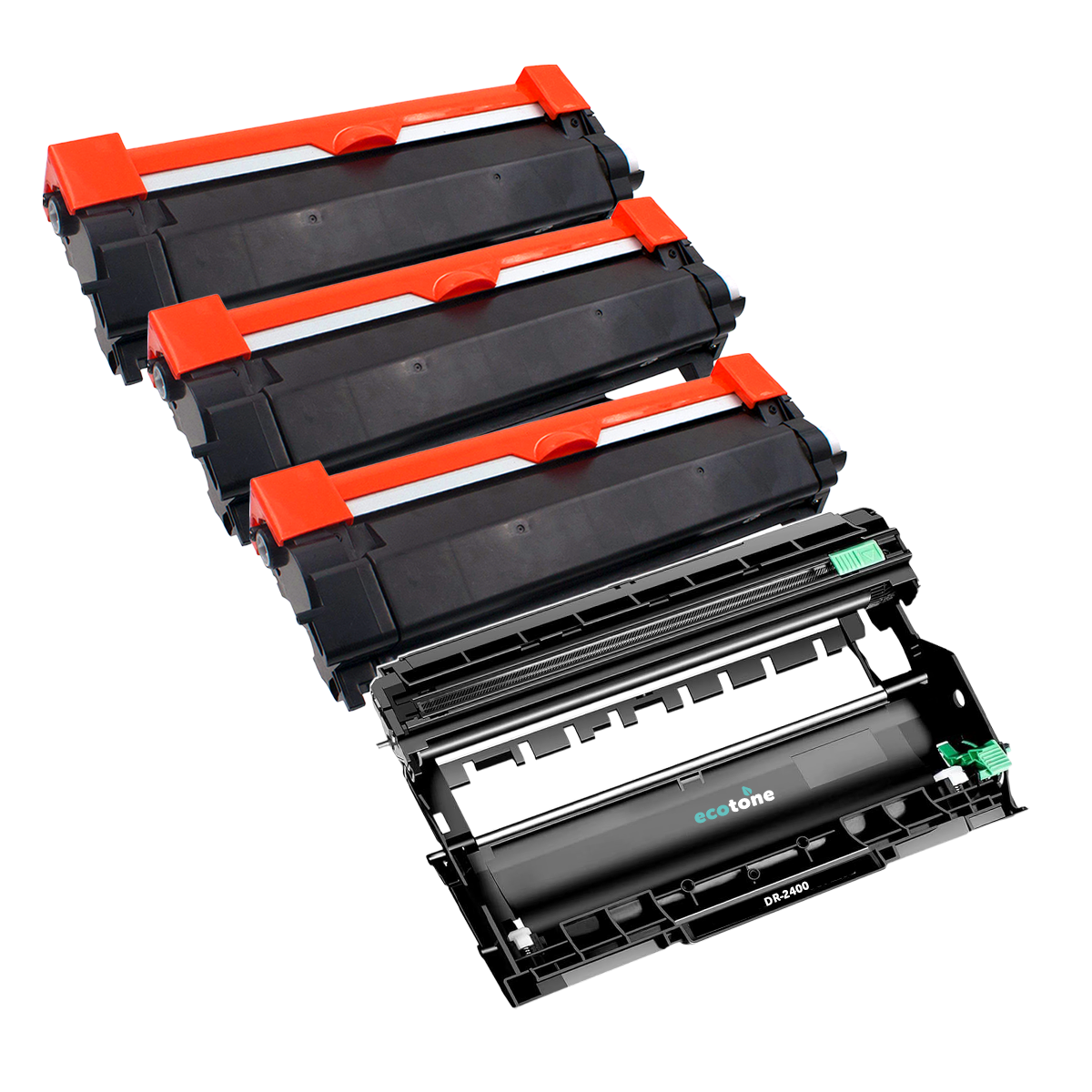 Brother Ecopack (Replaces Brother TN-2420 toner/drum) 3xBl+1xDr - (BL 3x3000 Pages) (Drum 1x12000 Pages)