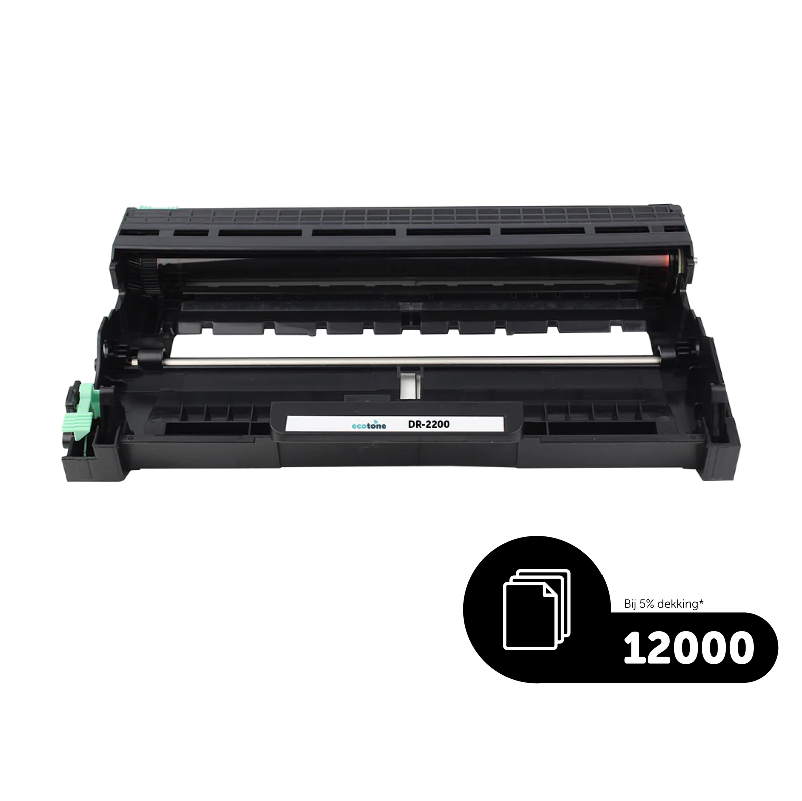 Brother Ecopack (Replaces Brother TN-2220 toner/drum) 4xBlack + 1xDr - (BL 4x2600 Pages) (Drum 1x12000 Pages)
