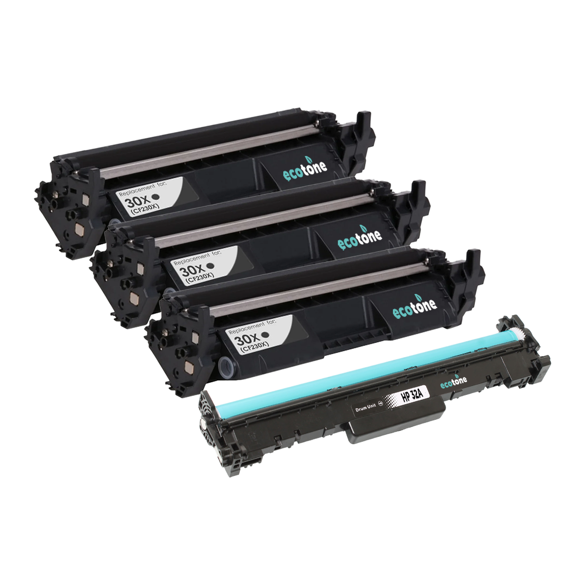 HP Ecopack (Replaces HP 30X CF230x toner/drum) 3xBlack + 1xDrum - (BL 3x3500 Pages) (Drum 1x23000 Pages)