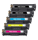 HP Ecopack (Replaces HP 305A toner) 2xBL + 1xCMY  - (BL 2x2200 Pages) (CMY 3x2600 Pages)