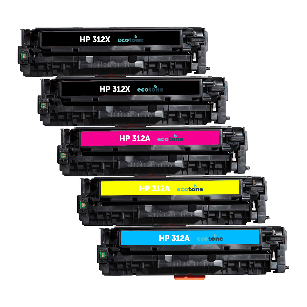HP Ecopack (Replaces HP 312X/312A toner) 2xBL + 1xCMY  - (BL 2x4400 Pages) (CMY 3x2700 Pages)