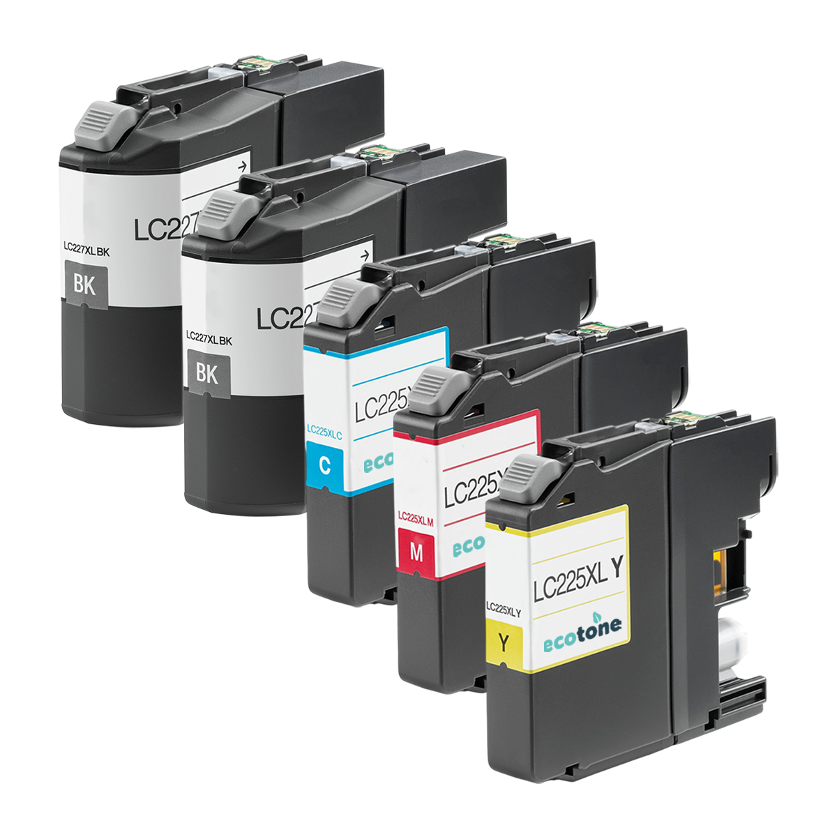Brother Ecopack (Replaces Brother LC-227/225XL ink) 2xBL+ 1xCMY  - (BL 2x1200 Pages) (CMY 3x1200 Pages)
