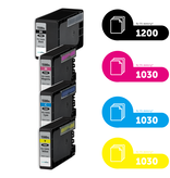 Canon Ecopack (Replaces Canon PGI-1500XL ink) 2xBL + 1xCMY  - (BL 2x1200 Pages) (CMY 3x1030 Pages)
