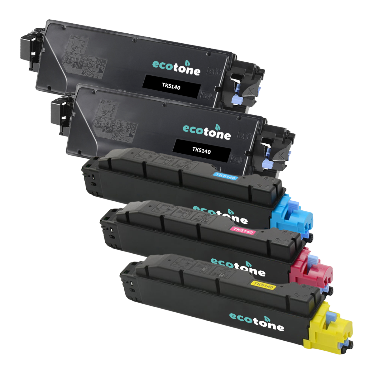 Kyocera Ecopack (Replaces Kyocera TK-5140 toner) 2xBL + 1xCMY  - (BL 2x7000 Pages) (CMY 3x5000 Pages)