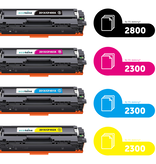 HP Ecopack (Replaces HP 201X toner) 2xBL + 1xCMY  - (BL 2x2800 Pages) (CMY 3x2300 Pages)