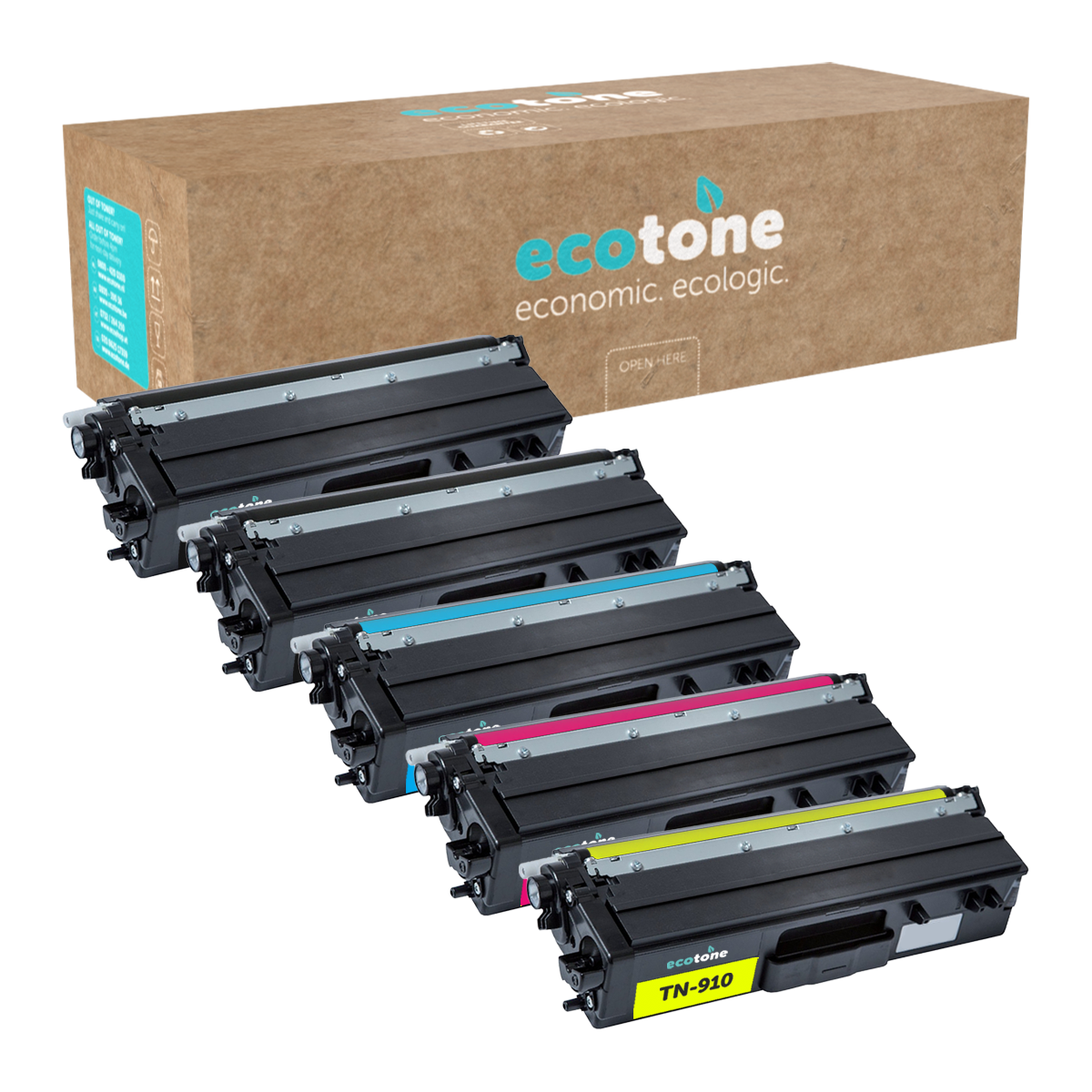 Brother Ecopack (Replaces Brother TN-910 toner) 2xBL + 1xCMY  - (BL 2x9000 Pages) (CMY 3x9000 Pages)