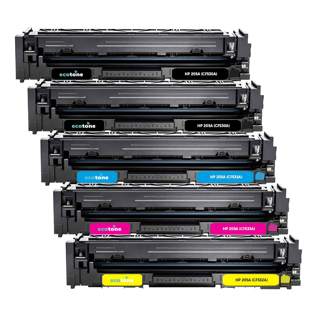 HP Ecopack (Replaces HP 205A toner) 2xBL + 1xCMY  - (BL 2x1100 Pages) (CMY 3x900 Pages)
