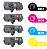 Kyocera Ecopack (Replaces Kyocera TK-5270 toner) 2xBL + 1xCMY  - (BL 2x8000 Pages) (CMY 3x6000 Pages)