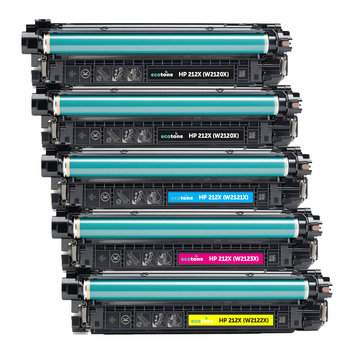 HP Ecopack (Replaces HP 212X toner) 2xBL + 1xCMY  - (BL 2x13000 Pages) (CMY 3x10000 Pages)