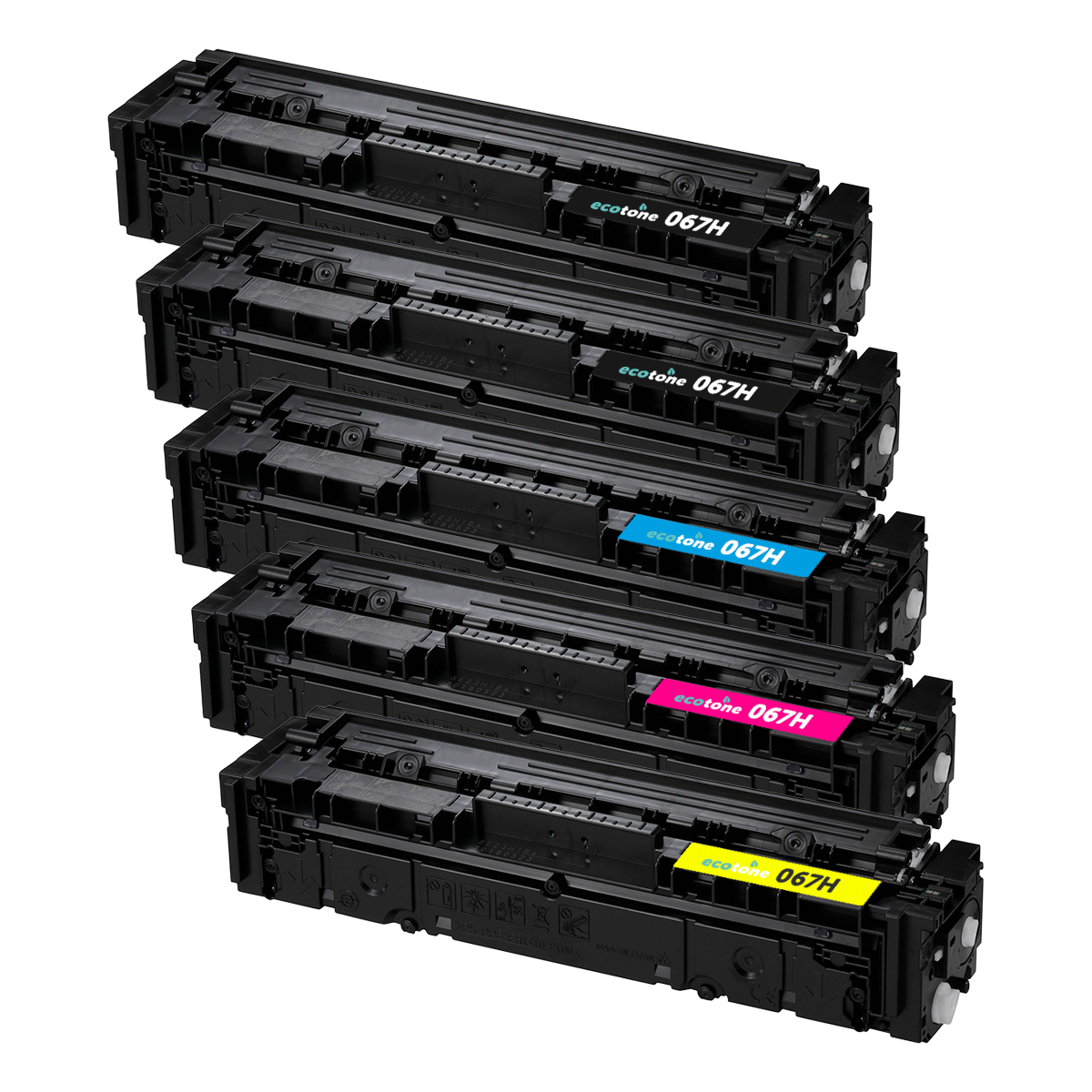 Canon Ecopack (Replaces Canon 067H toner) 2xBL + 1xCMY  - (BL 2x3130 Pages) (CMY 3x2350 Pages)