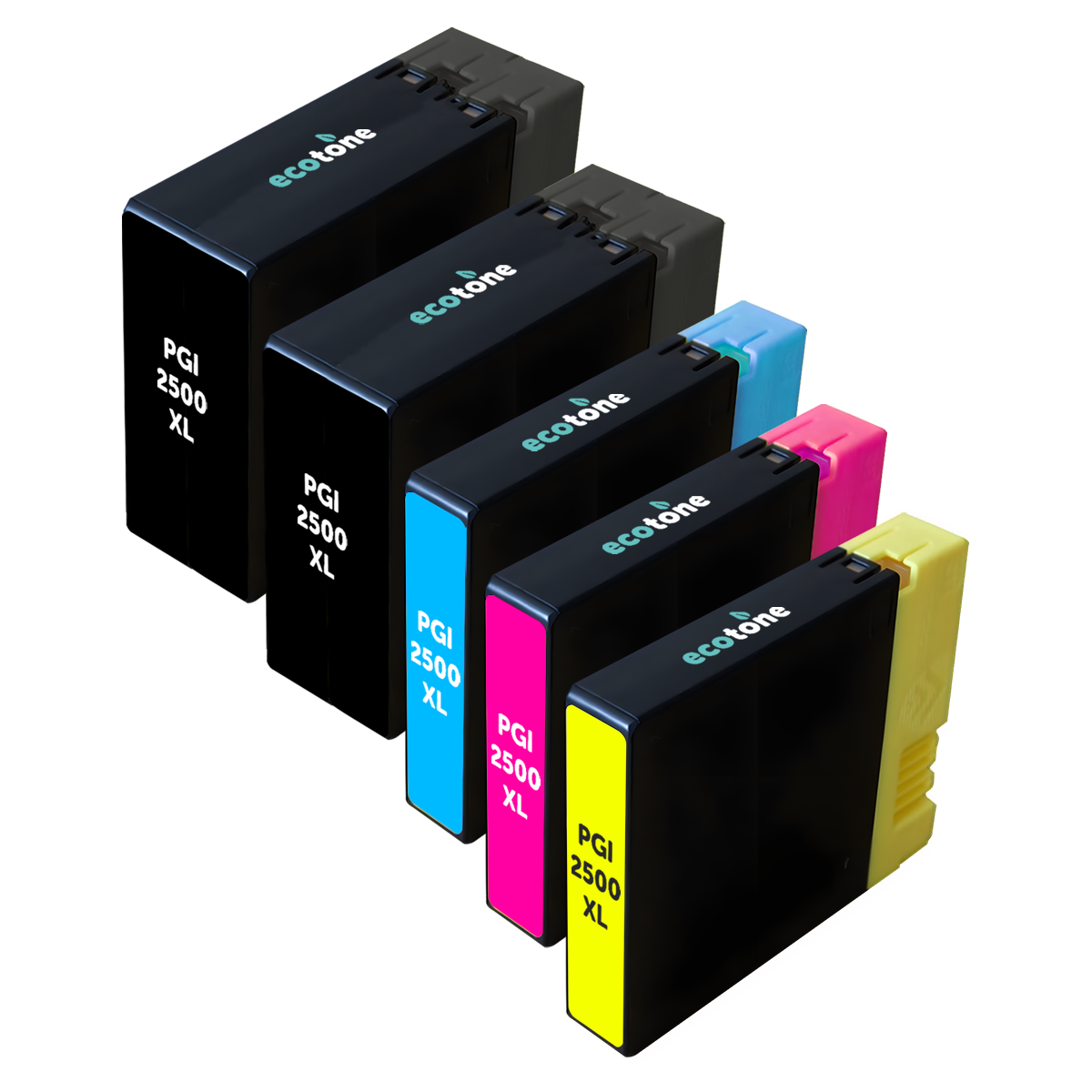 Canon Ecopack (Replaces Canon PGI-2500XL ink) 2xBL + 1xCMY  - (BL 2x2500 Pages) (CMY 3x1765 Pages)