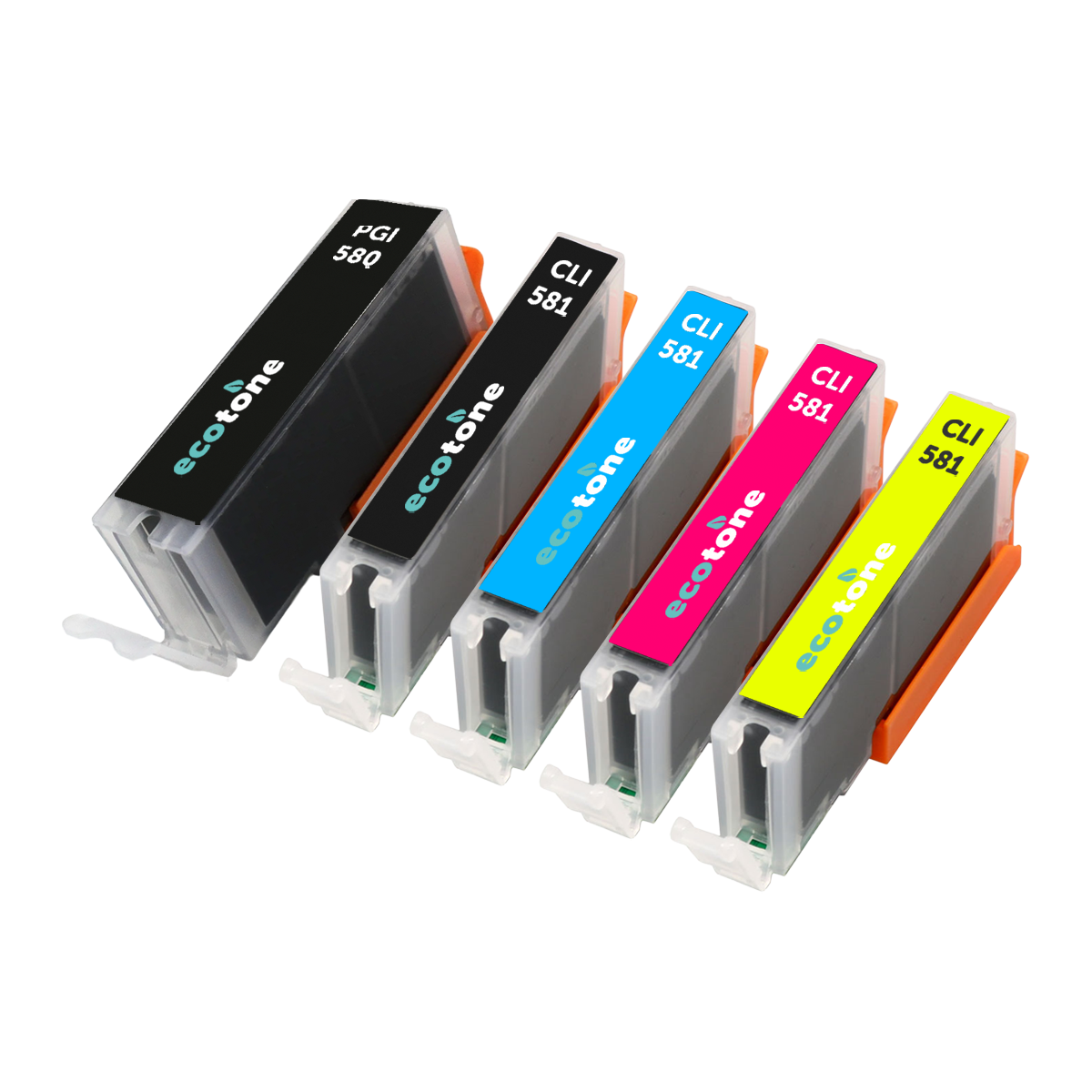 Canon Ecopack (Replaces Canon PGI-580/CLI-581 ink) 1xPBL+1xBLCMY  - (PBL 1x26ml) (BLCMY 4x12,2ml)