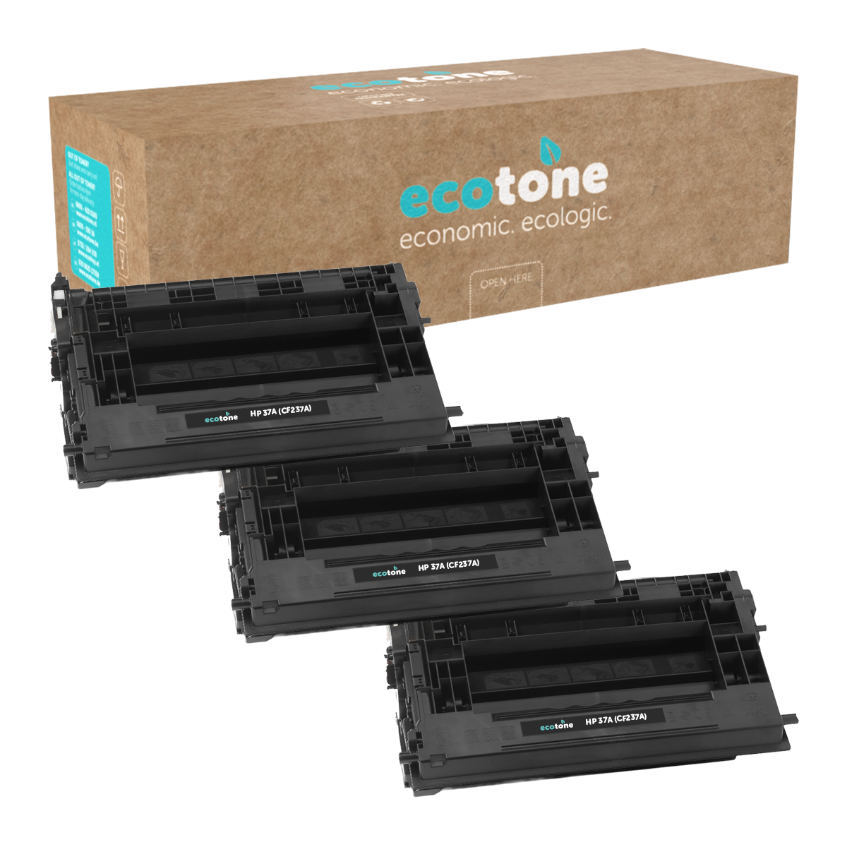 HP Ecopack (Replaces HP 37A CF237A toner) 3xBL - (BL 3x11000 Pages)