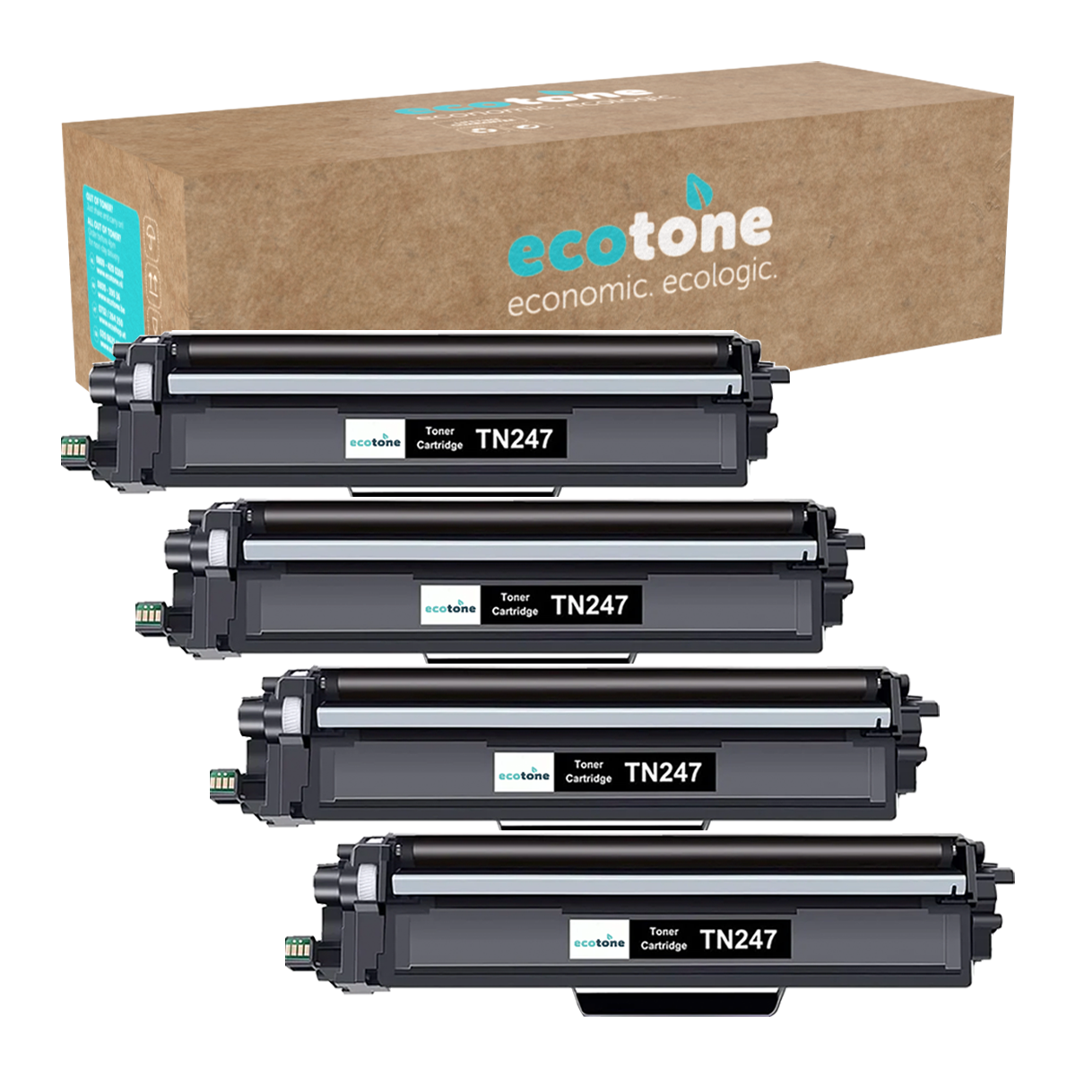 Brother Ecopack (Replaces Brother TN-247BK toner) 4xBL - (BL 4x3000 Pages)
