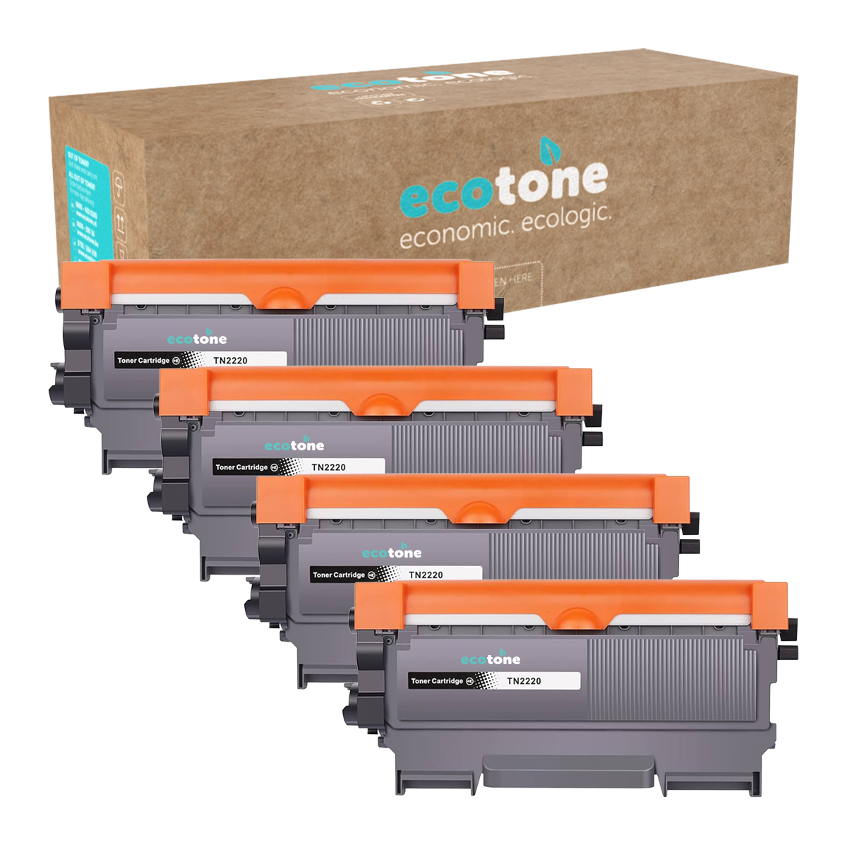 Brother Ecopack (Replaces Brother TN-2220 toner) 4xBL - (BL 4x2600 Pages)