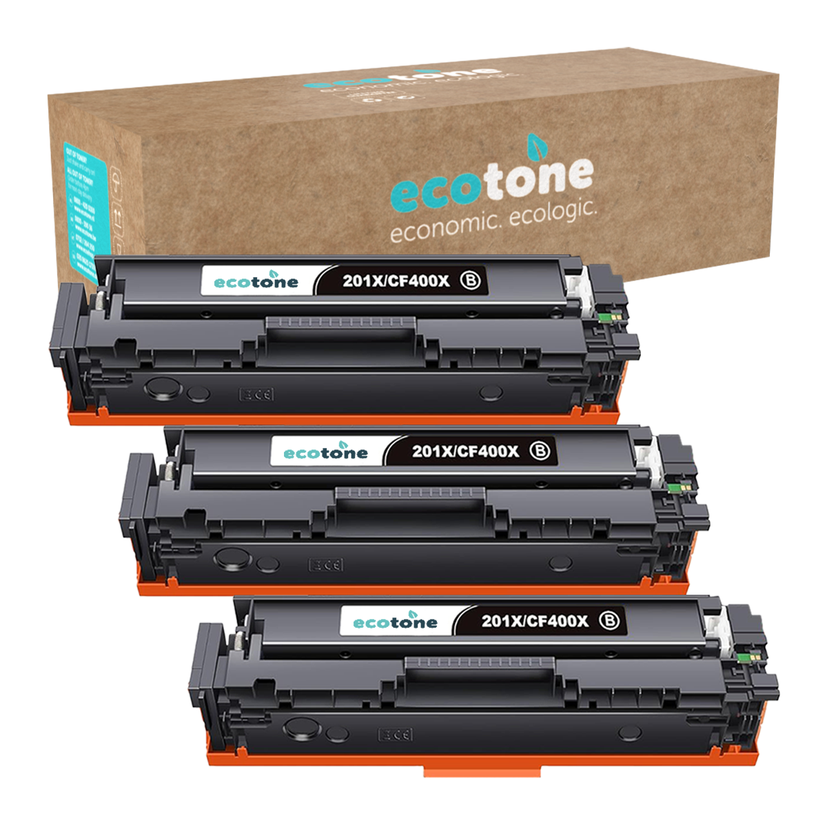 HP Ecopack (Replaces HP 201X CF400X toner) 3xBL - (BL 3x2800 Pages)