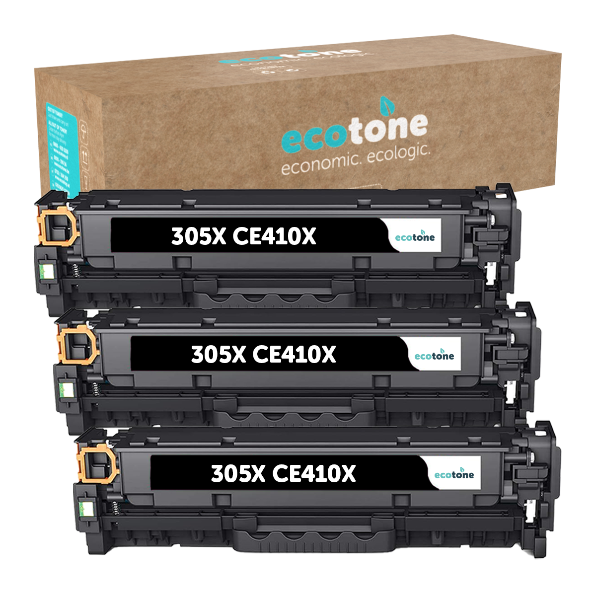 HP Ecopack (Replaces HP 305X CE410X toner) 3xBL - (BL 3x4000 Pages)