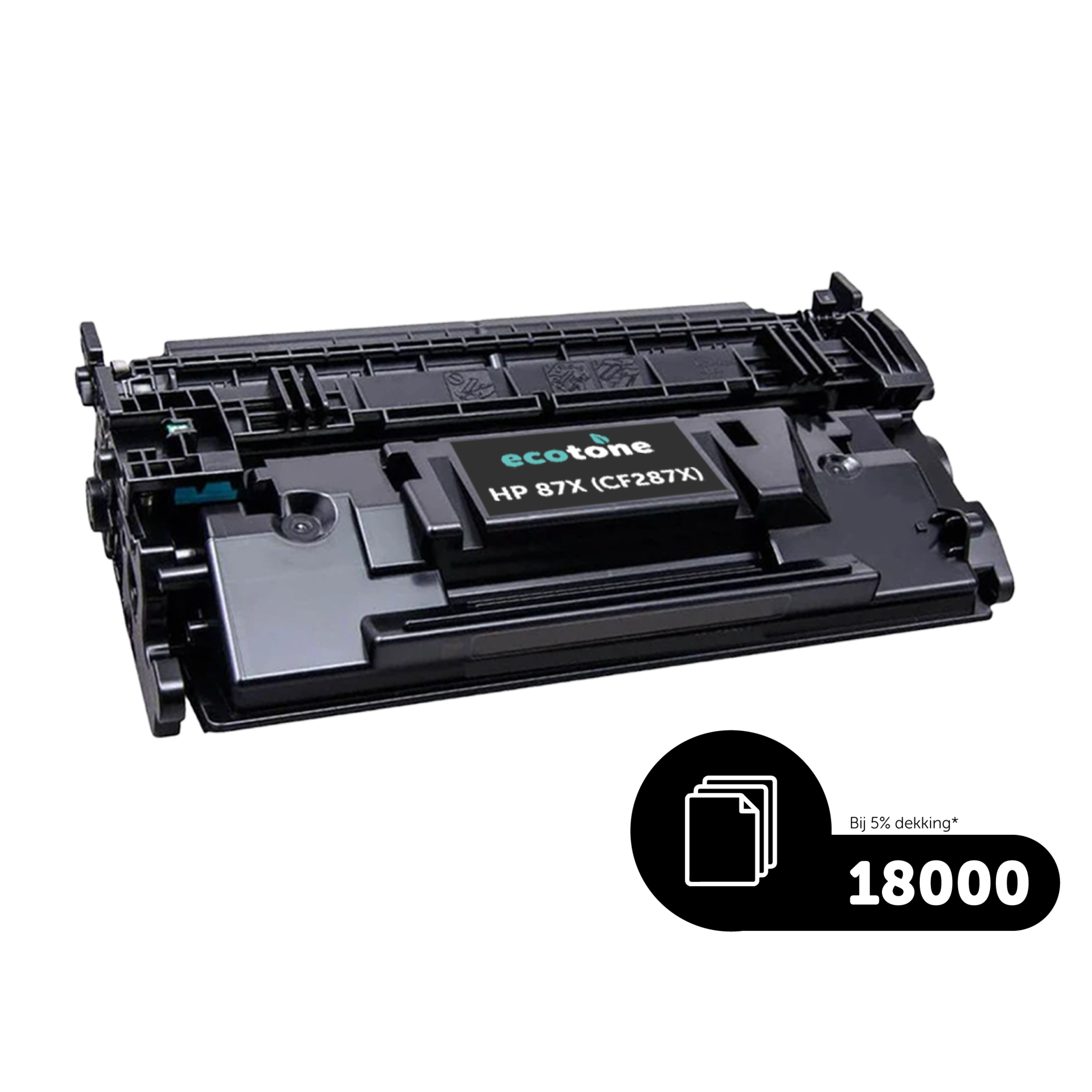 HP Ecopack (Replaces HP 87X CF287X toner) 2xBL - (BL 2x18000 Pages)