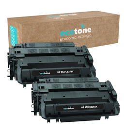 HP Ecopack (Replaces HP 55X CE255X toner) 2xBL