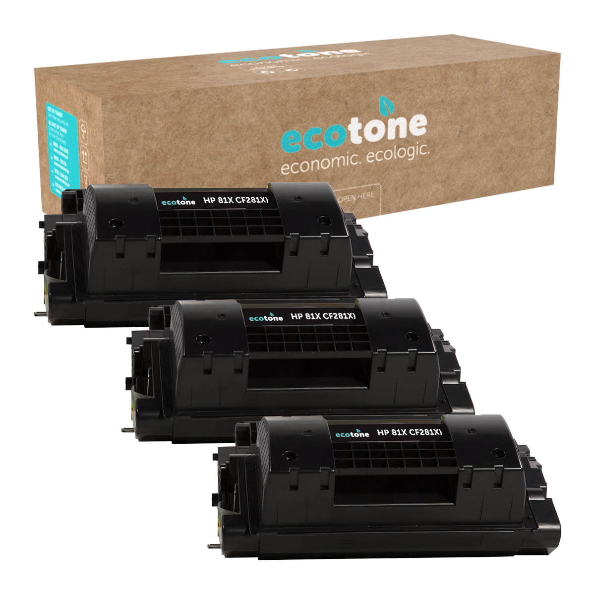 HP Ecopack (Replaces HP 81X CF281X toner) 3xBL - (BL 3x25000 Pages)