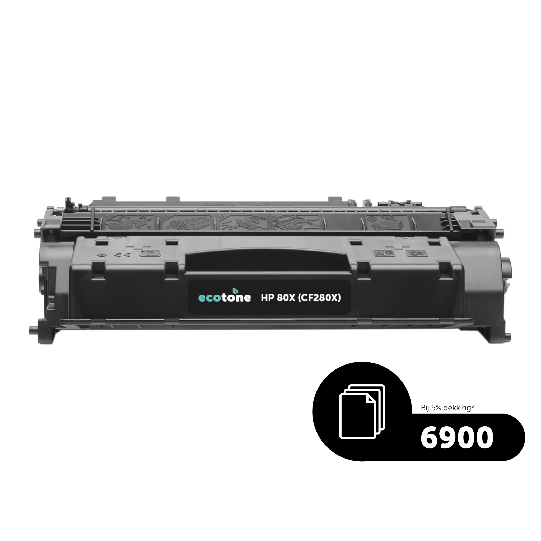 HP Ecopack (Replaces HP 80X CF280X toner) 3xBL - (BL 3x6900 Pages)