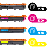 Brother Ecopack (Replaces Brother TN-246 toner/Drum) 2xBL+1xCMY+1xDr - (BL 2x2500 Pages) (CMY 3x2200 Pages) (Drum 1x15000 Pages)
