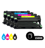 Brother Ecopack (Replaces Brother TN-246 toner/Drum) 2xBL+1xCMY+1xDr - (BL 2x2500 Pages) (CMY 3x2200 Pages) (Drum 1x15000 Pages)