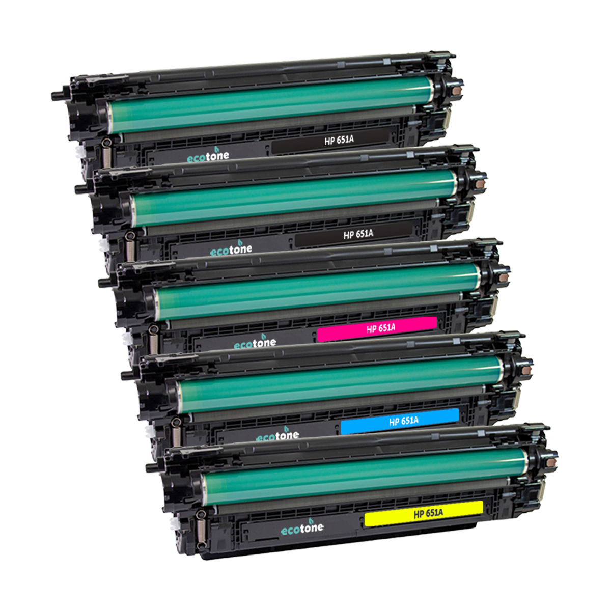 HP Ecopack (Replaces HP 651A CE340A toner) 2xBlack + 1xCMY - (BL 2x13500 Pages) (CMY 3x16000 Pages)