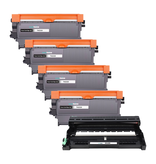 Brother Ecopack (Replaces Brother TN-2220 toner/drum) 4xBlack + 1xDr - (BL 4x2600 Pages) (Drum 1x12000 Pages)