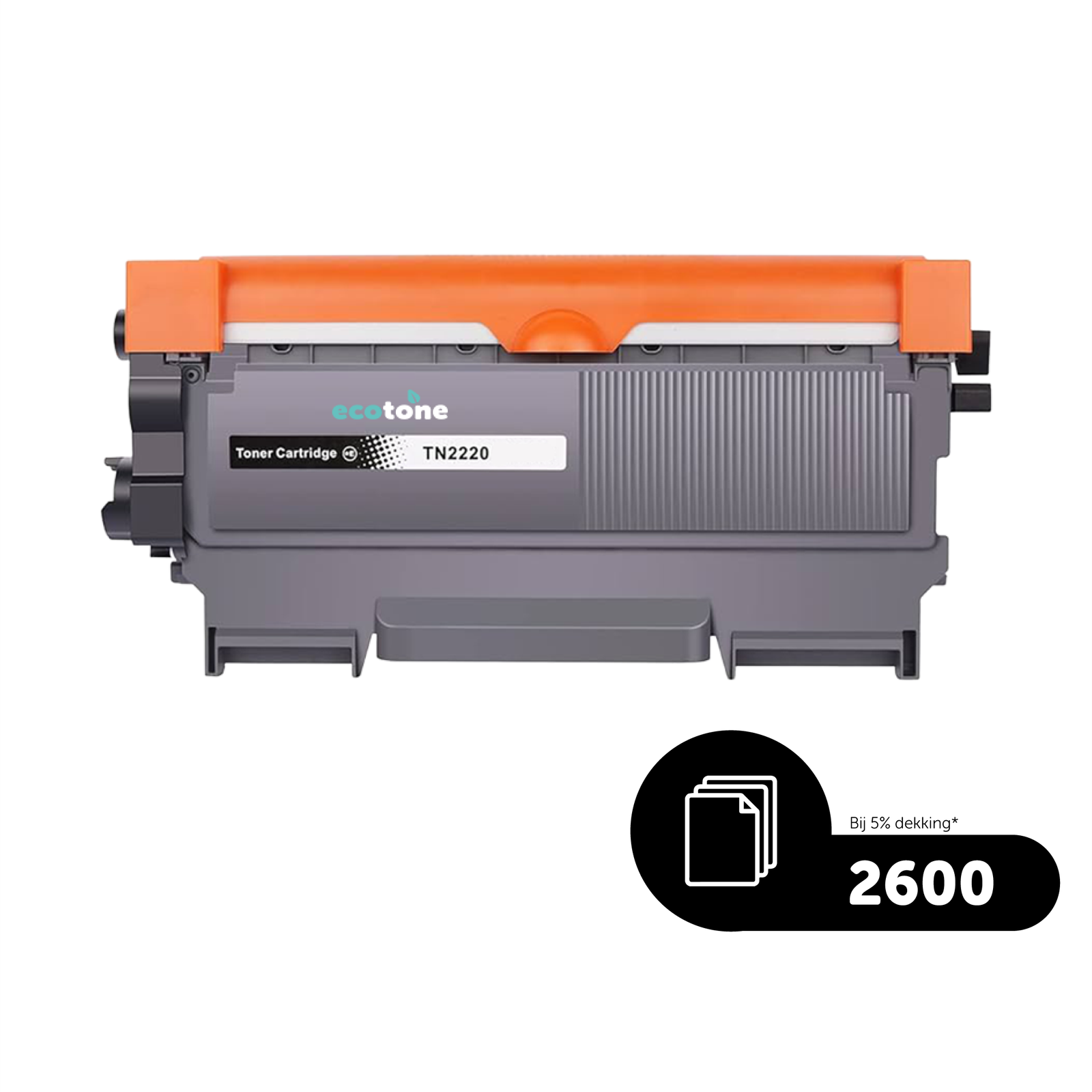 Brother Ecopack (Replaces Brother TN-2220 toner/drum) 4xBlack + 1xDr - (BL 4x2600 Pages) (Drum 1x12000 Pages)