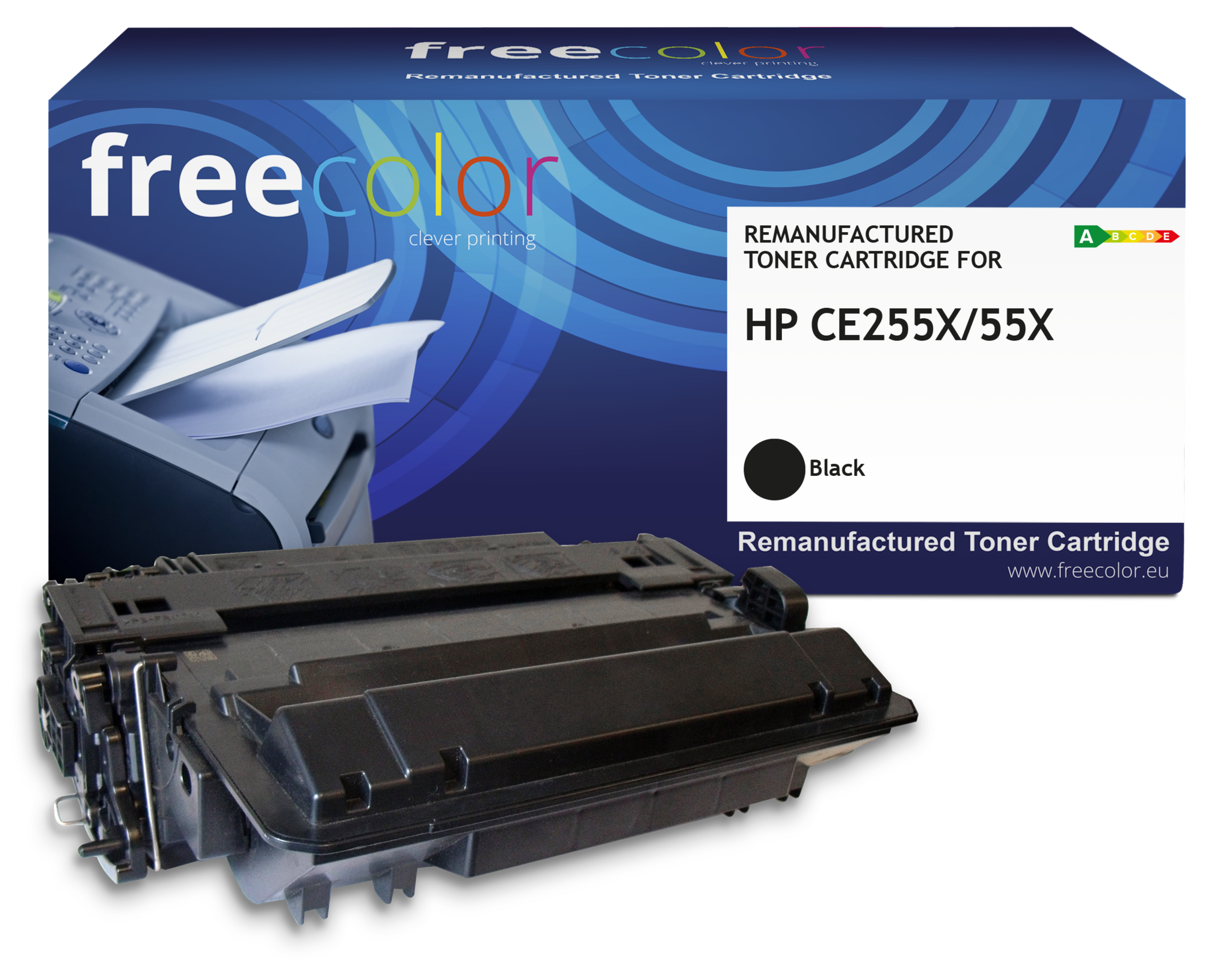 Free Color Free Color toner (replaces HP 55X CE255X) black 24000 pages CC
