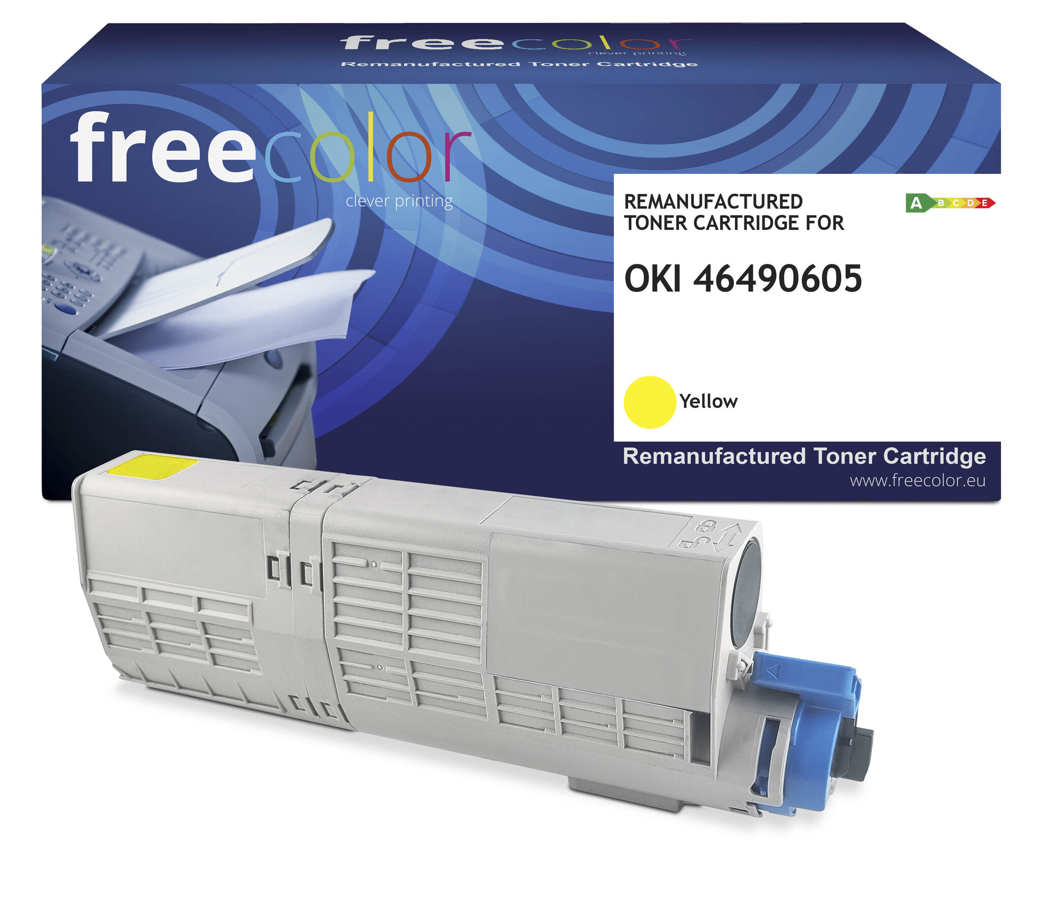 Free Color OKI 46490605 toner yellow 6000 pages (Free Color) CC