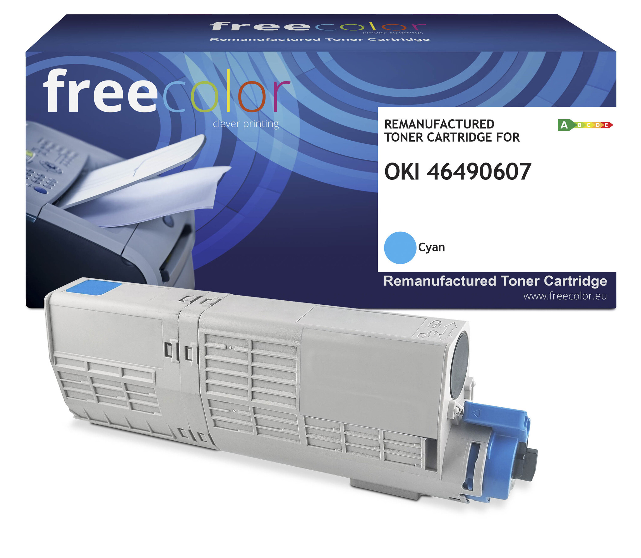 Free Color OKI 46490607 toner cyan 6000 pages (Free Color) CC