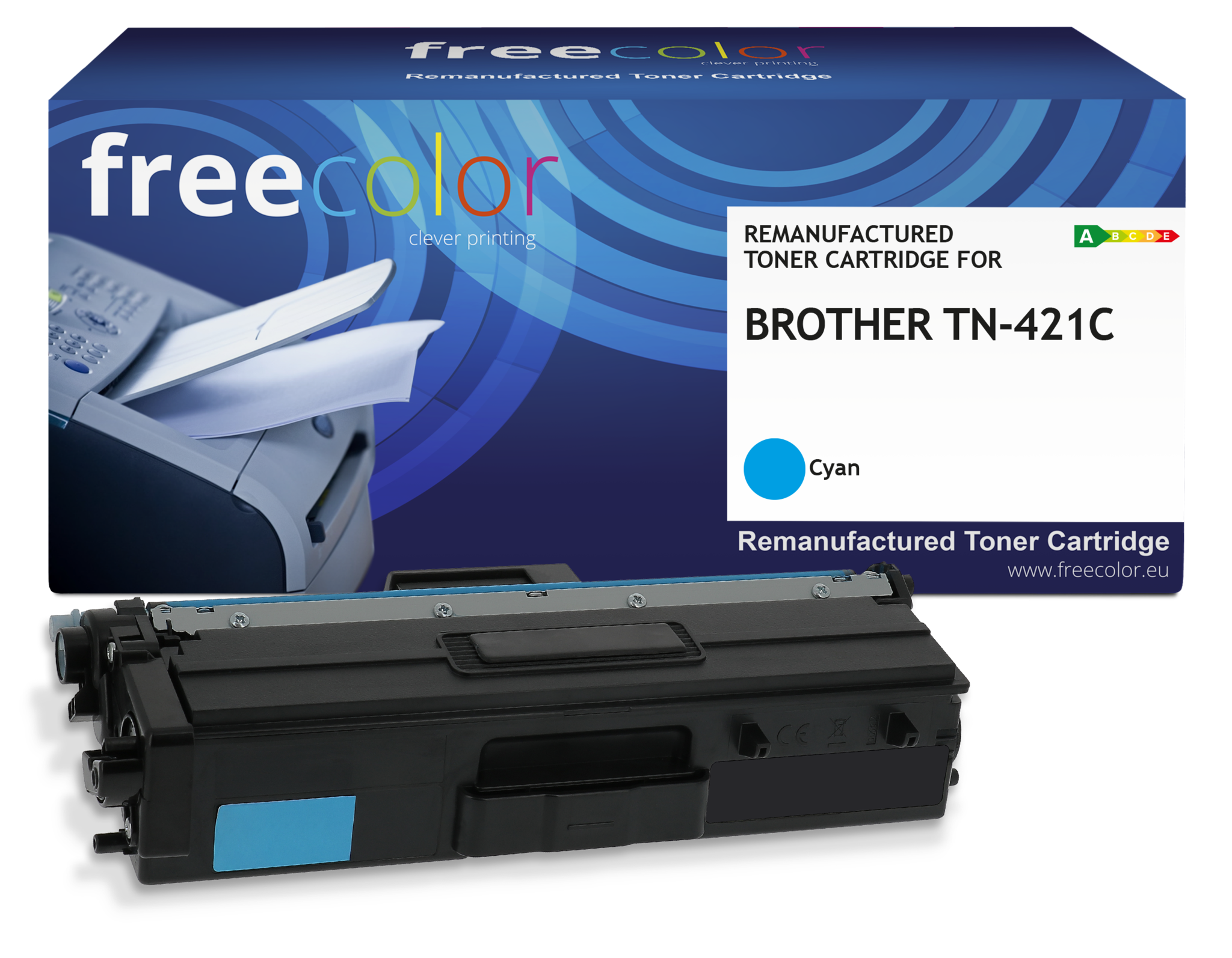 Free Color Brother TN-421C toner cyan 1800 pages (Free Color) NC