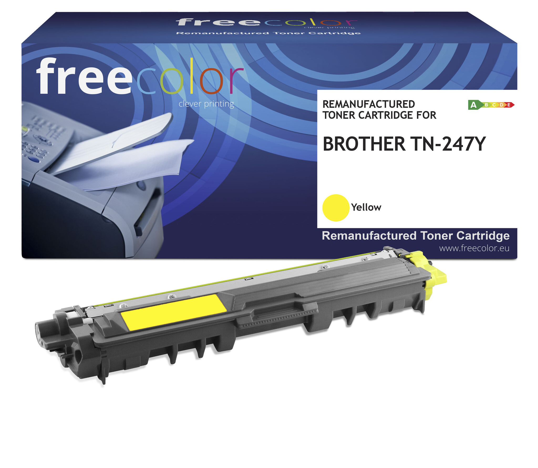 Free Color Brother TN-247Y toner yellow 2300 pages (Free Color) CC