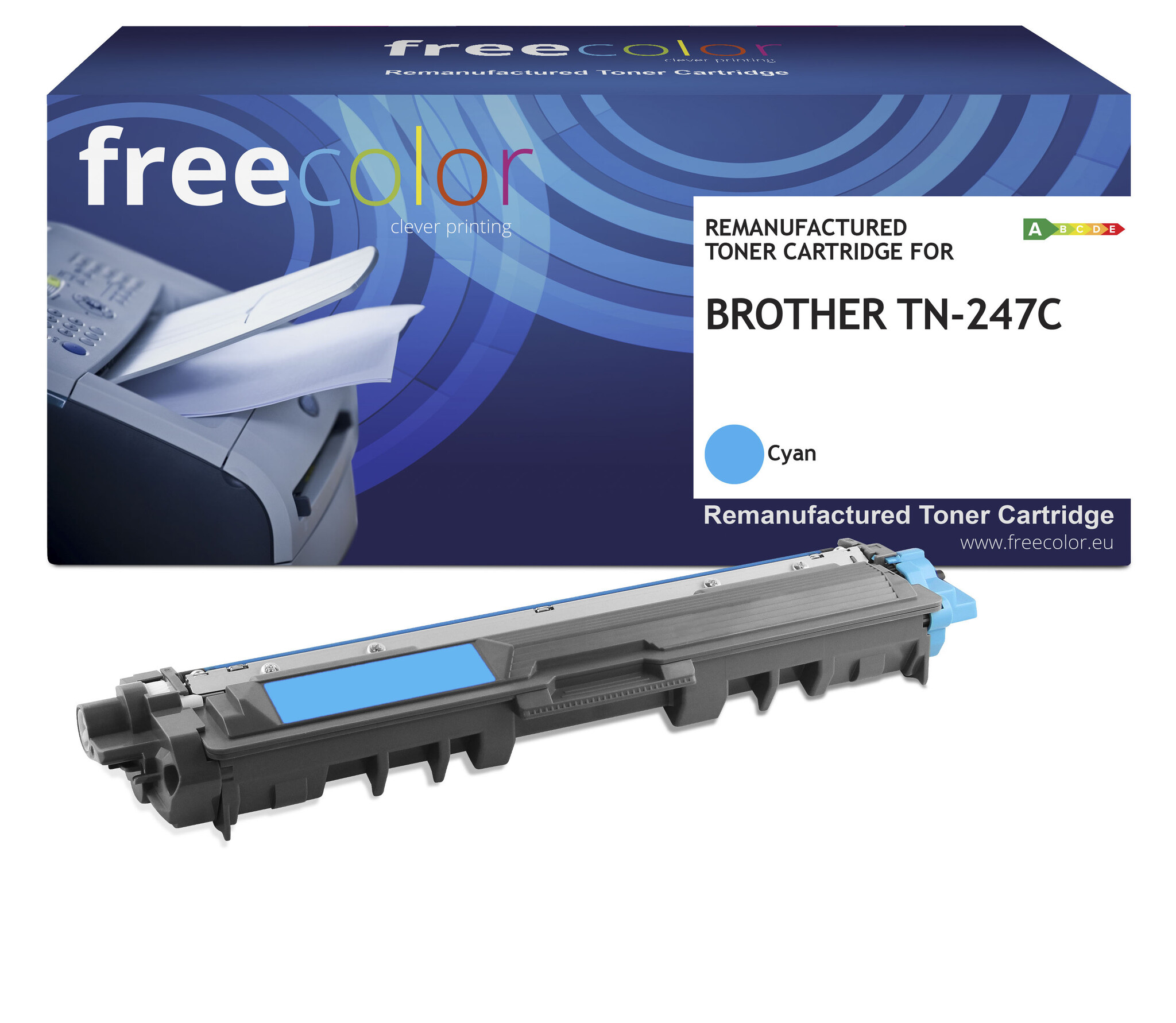 Free Color Brother TN-247C toner cyan 2300 pages (Free Color) CC