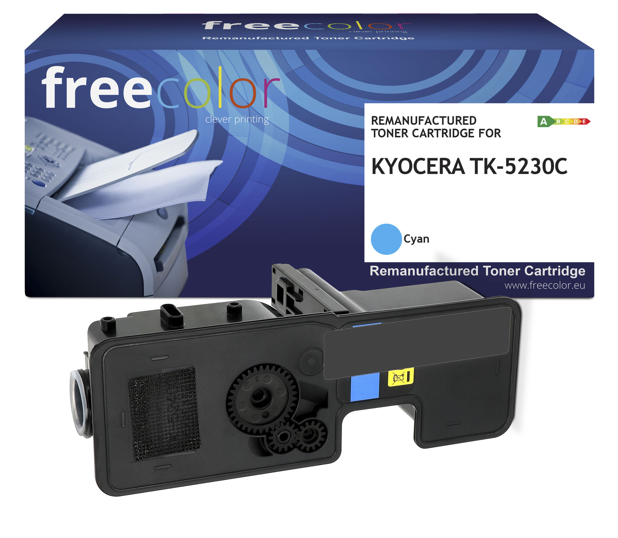 Free Color Kyocera TK-5230C (1T02R9CNL0) toner cy 2200p (Free Color) CC