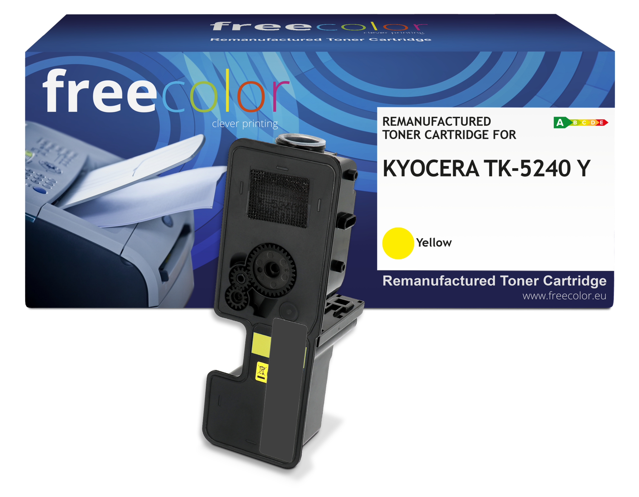 Free Color Kyocera TK-5240Y (1T02R7ANL0) toner yellow 3K (Free Color) CC
