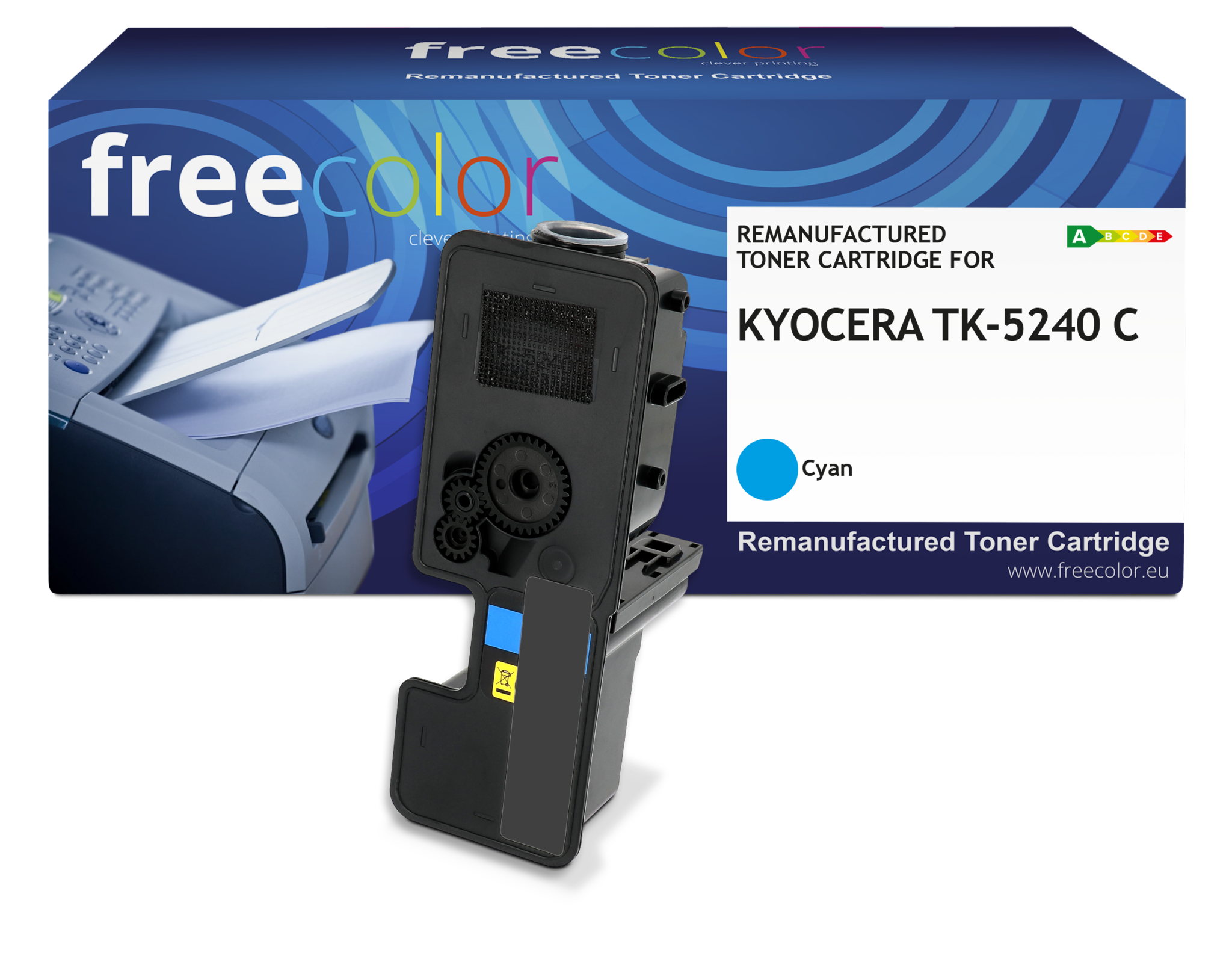 Free Color Kyocera TK-5240C (1T02R7CNL0) toner cyan 3K (Free Color) CC