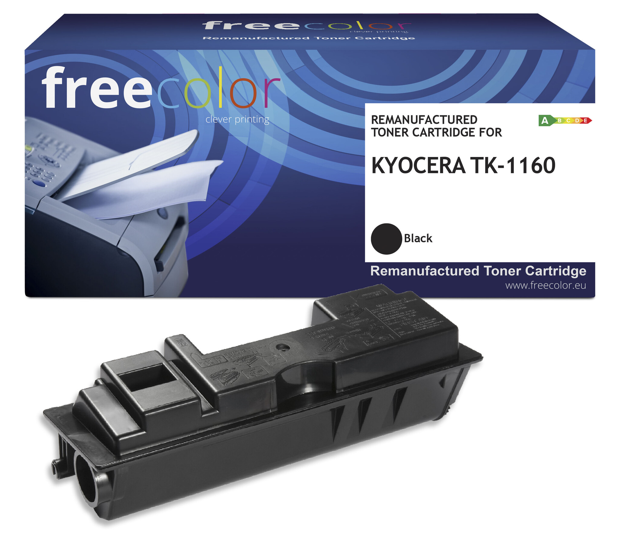 Free Color Kyocera TK-1160 (1T02RY0NL0) toner black 7200p (Free Color) RC
