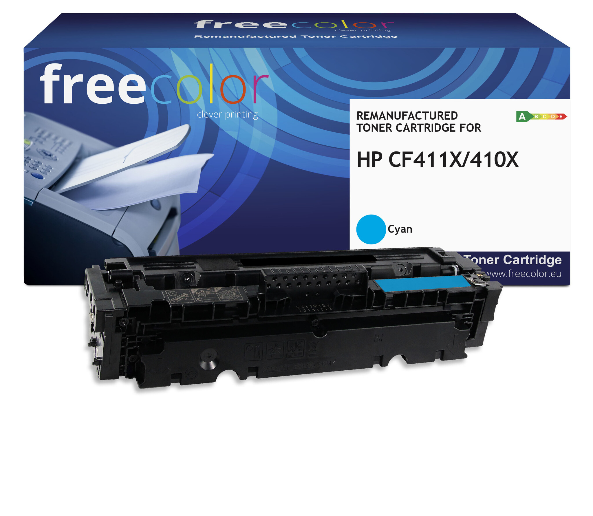 Free Color Free Color toner (replaces HP 410X CF411X) cyan 5000p CC