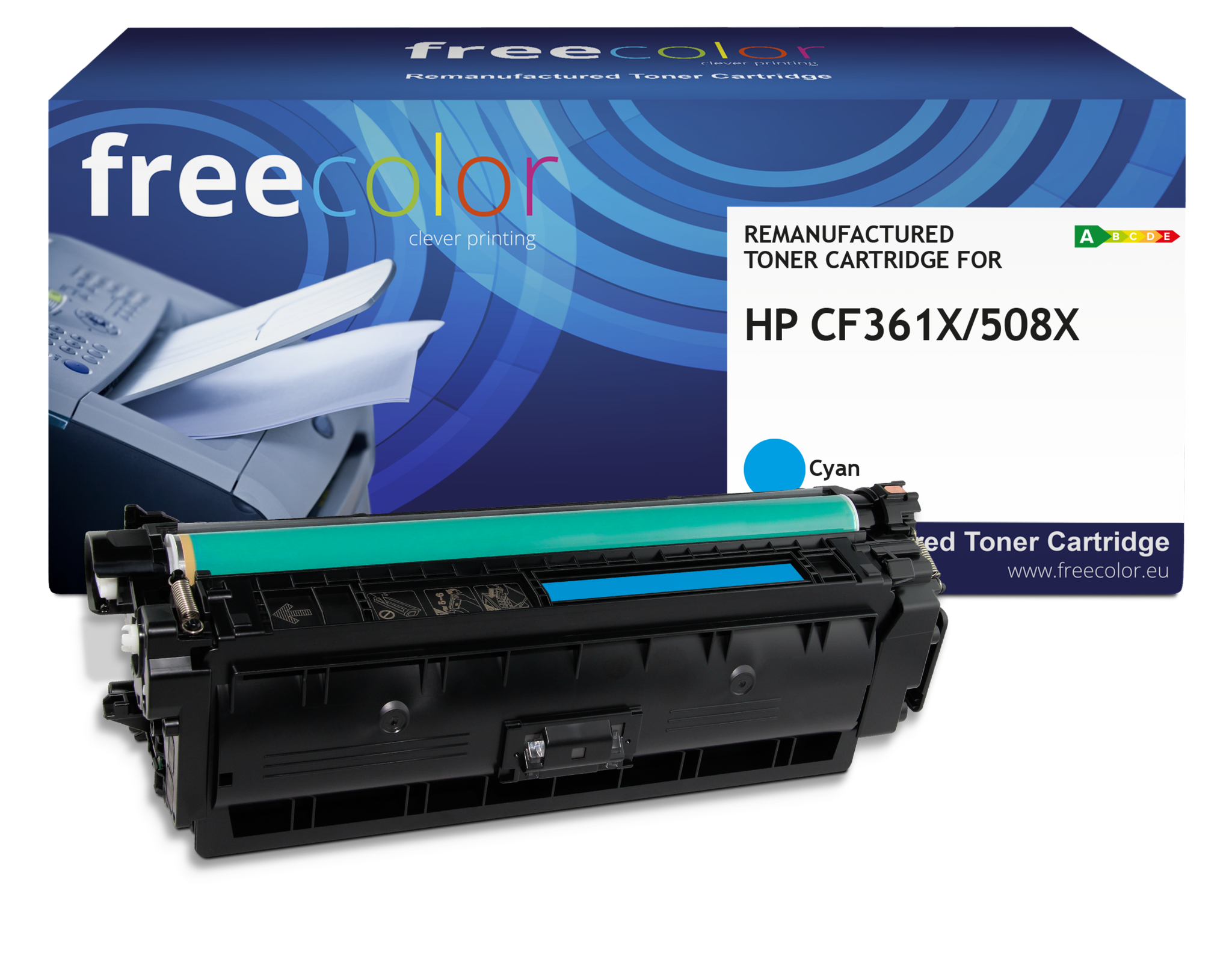 Free Color Free Color toner (replaces HP 508X CF361X) cyan 9500p CC